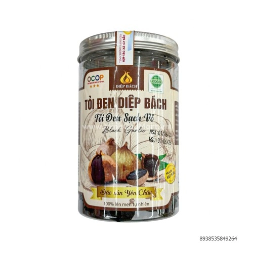Tỏi đen sạch vỏ Diệp bách 500Gr
