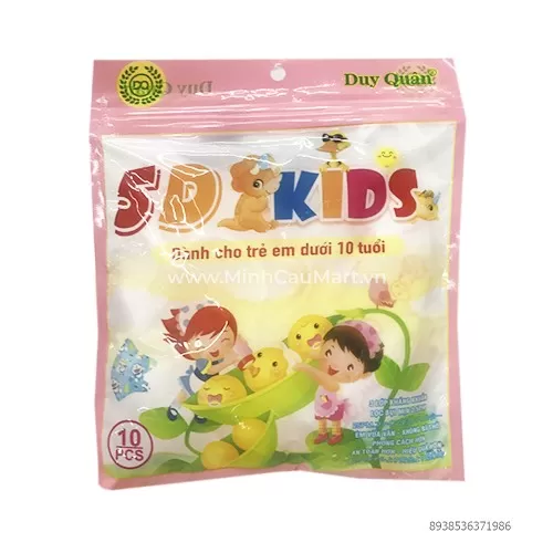 Khẩu Trang 5D HN 10c/gói Tre Em 