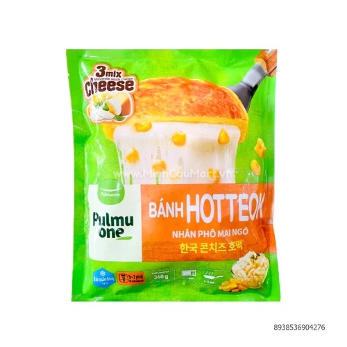 Bánh Hotteok nhân phô mai ngô 360g  Bánh Hotteok nhân phô mai ngô 360g