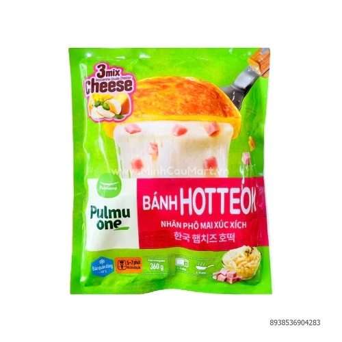 Bánh Hotteok Nhân Phô Mai Xúc Xích 360g