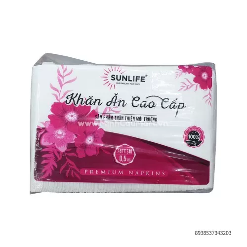 Khăn giấy cao cấp Napkins Sunlìfe 0.5kg