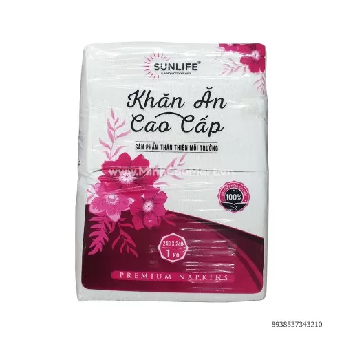 Khăn giấy cao cấp Napkins Sunlìfe 1kg