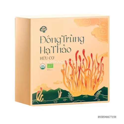 Đông trùng hạ thảo hữu cơ Phú Gia Organic khô                                                                                                                                                                                                             