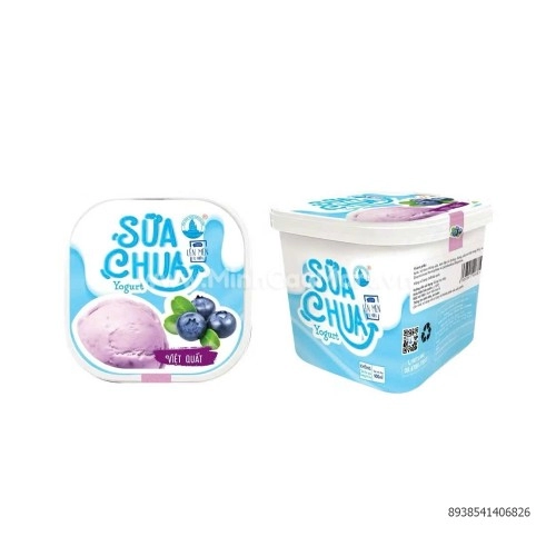 Sữa chua Hạ Long vị việt quất 900ml Sữa chua Hạ Long vị việt quất 900ml