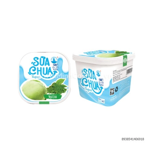 Sữa chua Hạ Long vị matcha 900ml Sữa chua Hạ Long vị matcha 900ml