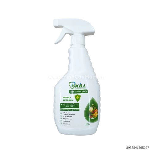 Nước Ion Từ Trường – Xịt Rửa Rau Quả Vkill 500ml