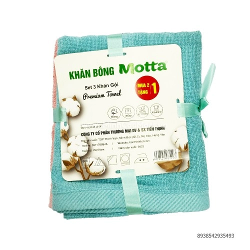 Sét 3 khăn gội thể thao 130-5493