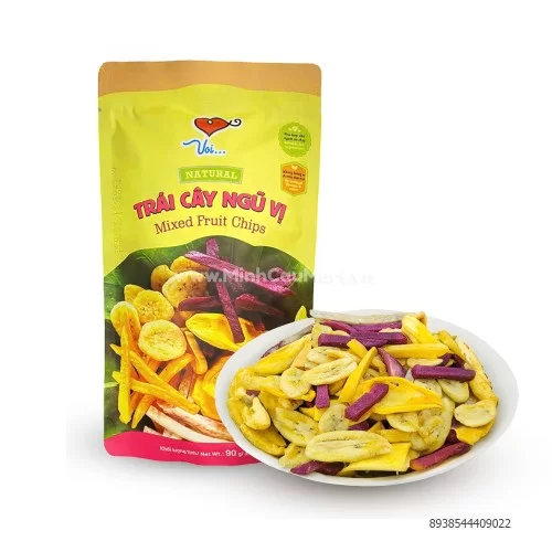 Trái cây sấy ngũ vị 90g                                                                                                                                                                                                                                   