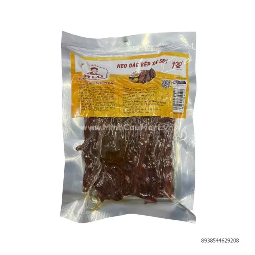 Thịt heo gác bếp xé sợi A Lử 110g  Thịt heo gác bếp xé sợi A Lử 110g