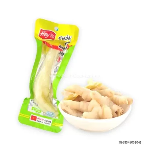 Chân gà Nhất Tâm ớt xanh 40g  Chân gà Nhất Tâm ớt xanh 40g