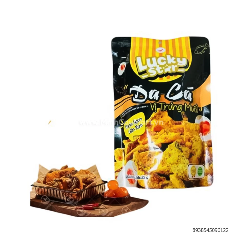 Da cá vị trứng muối Lucky Star 25g