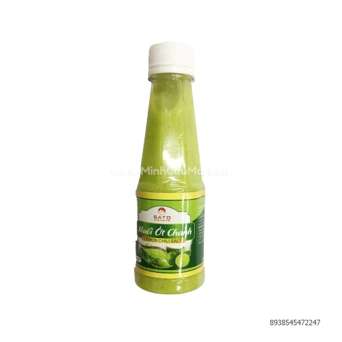 Muốt ớt chanh Sato chai 210g Muốt ớt chanh Sato chai 210g