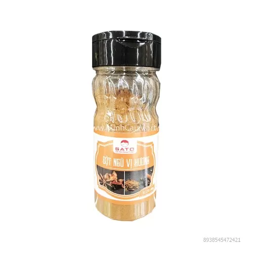 Bột ngũ vị hương Sato lọ 40g  Bột ngũ vị hương Sato lọ 40g