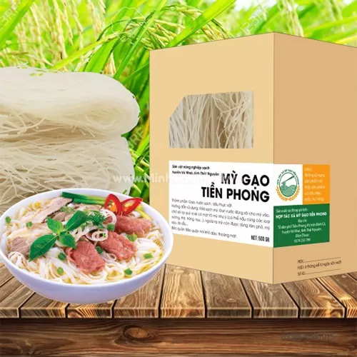 Mì gạo bao thai Tiền Phong 500g Mì gạo bao thai Tiền Phong 500g