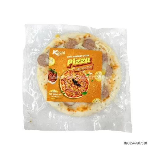 Bánh pizza kachi xúc xích ngô 180g       