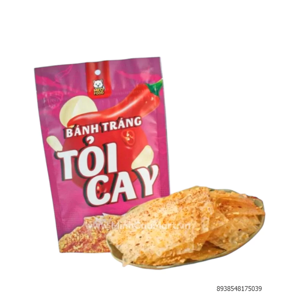 Bánh tráng các vị túi 50g Bánh tráng các vị túi 50g