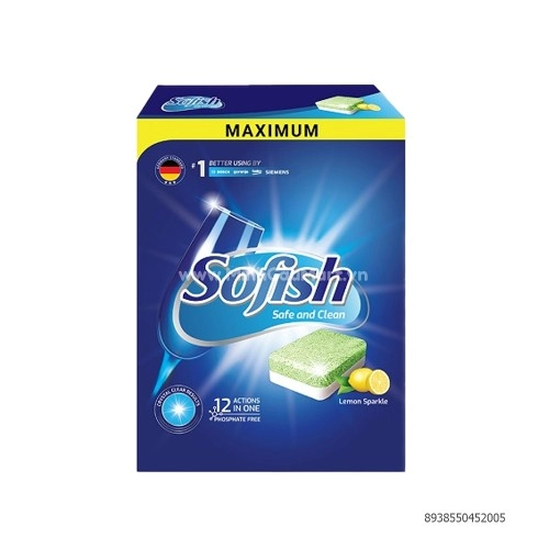 Hộp Viên Rửa Bát Sofish 50 Viên Hộp Viên Rửa Bát Sofish 50 Viên