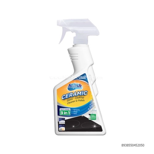 Chai xịt rửa mặt kính bếp Sofish 500ml 