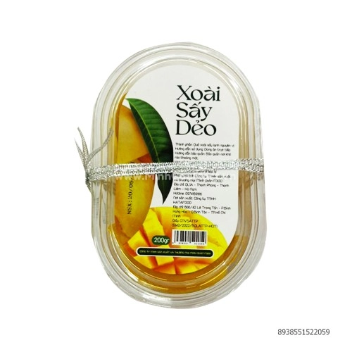 Xoài sấy dẻo hũ MQ 200gr Xoài sấy dẻo hũ MQ 200gr