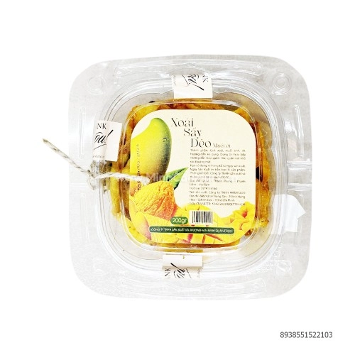 Xoài Sấy Dẻo Muối Ớt Hũ MQ 200G Xoài Sấy Dẻo Muối Ớt Hũ MQ 200G