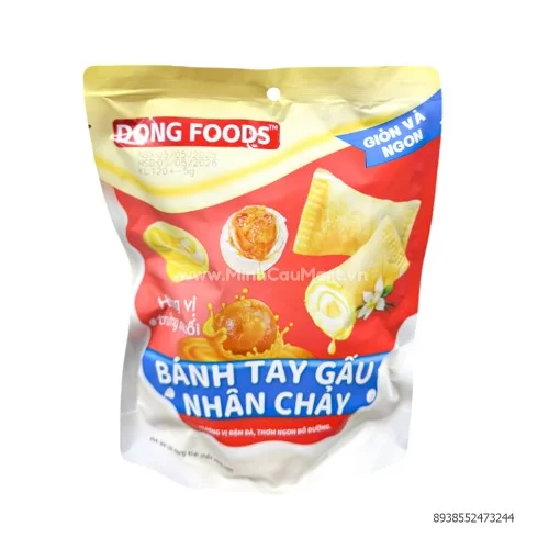 Bánh tay gấu Dong Foods trứng muối 120g Bánh tay gấu Dong Foods trứng muối 120g