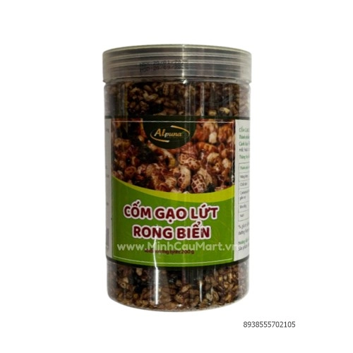 Cốm gạo lứt rong biển hiệu Alpuna 200g Cốm gạo lứt rong biển hiệu Alpuna 200g