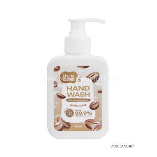 Nước rửa tay dưỡng ẩm Gumi 180ml Nước rửa tay dưỡng ẩm Gumi 180ml