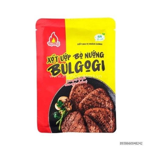 Gia vị sốt ướp bò nướng Bulgogi 80g Việt Chef Gia vị sốt ướp bò nướng Bulgogi 80g Việt Chef