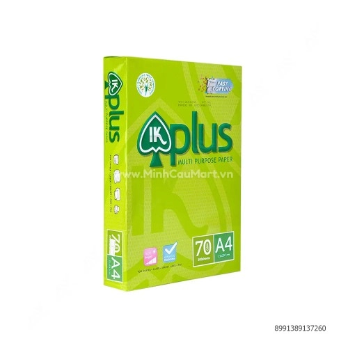 Giấy IK A4 70grm Plus 