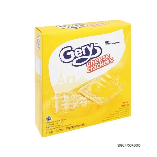 Bánh quy phô mai Gery 270g Bánh quy phô mai Gery 270g