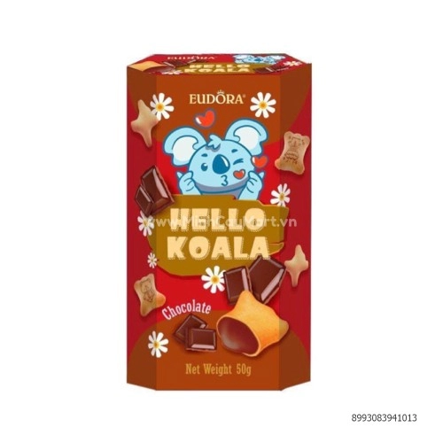 Bánh Gấu Koala Eudora Vị Socola 50G Bánh Gấu Koala Eudora Vị Socola 50G