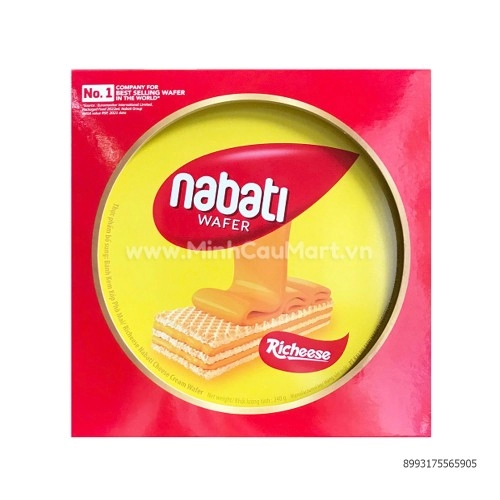Bánh kem xốp phô mai Nabati 240g Bánh kem xốp phô mai Nabati 240g