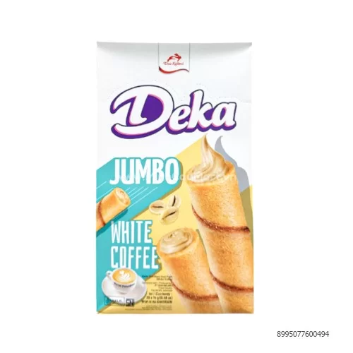 Bánh xốp ống Deka Jumbo coffe 280g                                                                                                                                                                                                                       