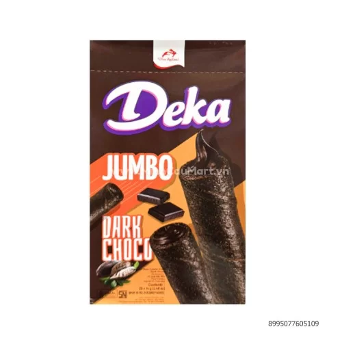 Bánh xốp ống Deka Jumbo các vị 280g                                                                                                                                                                                                                       