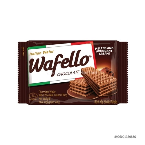Bánh xốp Wafello Socola 48Gr Bánh xốp Wafello Socola 48Gr