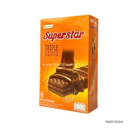 Bánh Superstar Chocolate 250g                                                                                                                                                                                                                              Bánh Superstar Chocolate 250g