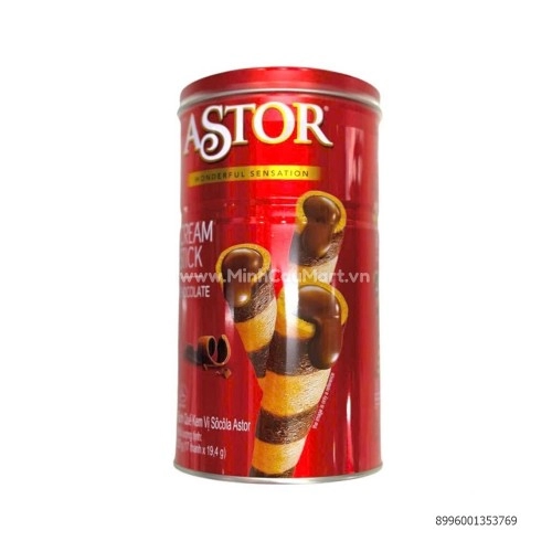 Bánh Quế kem Socola Astor 330g Bánh Quế kem Socola Astor 330g