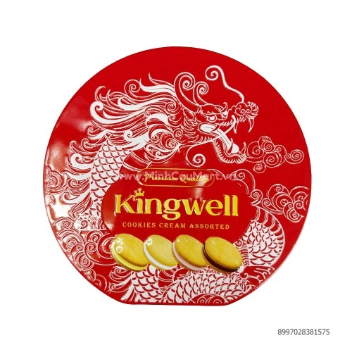 Bánh quy Kingwell hộp 126g Hộp Đỏ