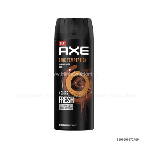 Xịt Khử Mùi Nước Hoa AXE Dark Temptation Toàn Thân Nam 135ml Xịt Khử Mùi Nước Hoa AXE Dark Temptation Toàn Thân Nam 135ml