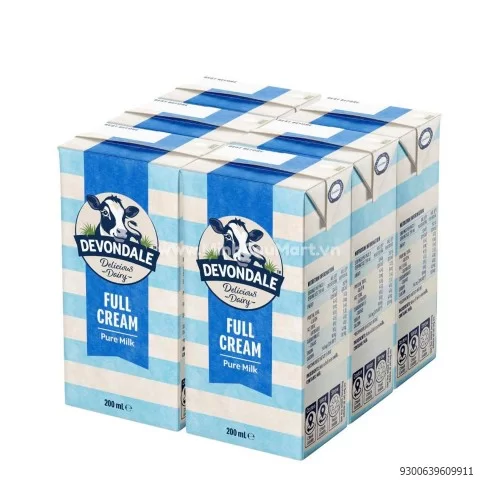 SỮa tươi Devondale 200ml*6                             