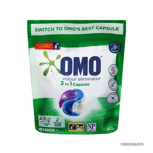 Omo viên giặt 3-1 442G/túi