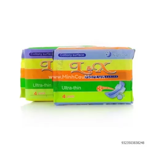 Băng vệ sinh đêm bông L& x36 4miếng 
