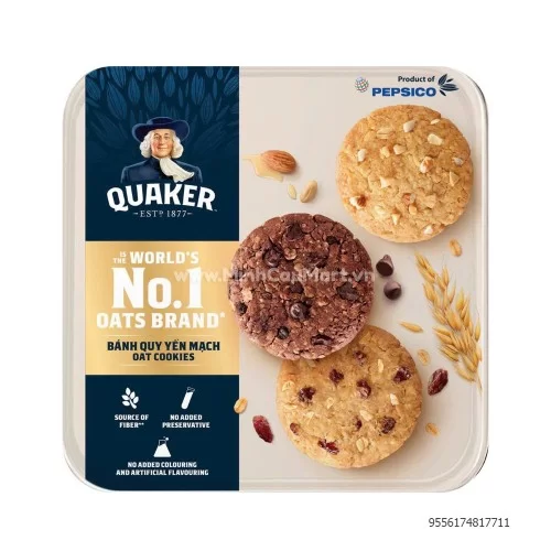 Bánh quy Yến mạch Quaker HT400g                                                                                                                                                                                                                           