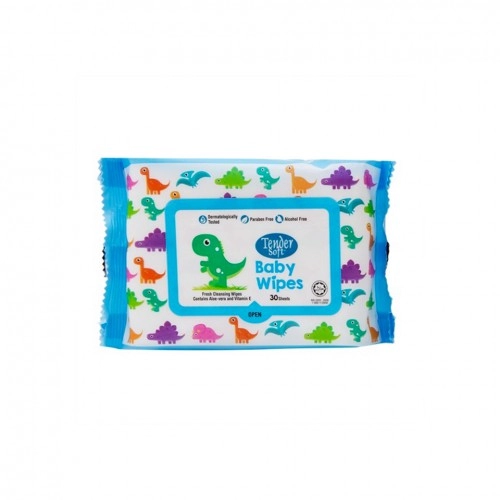 Khăn ướt Bady Wipes 30 xanh 