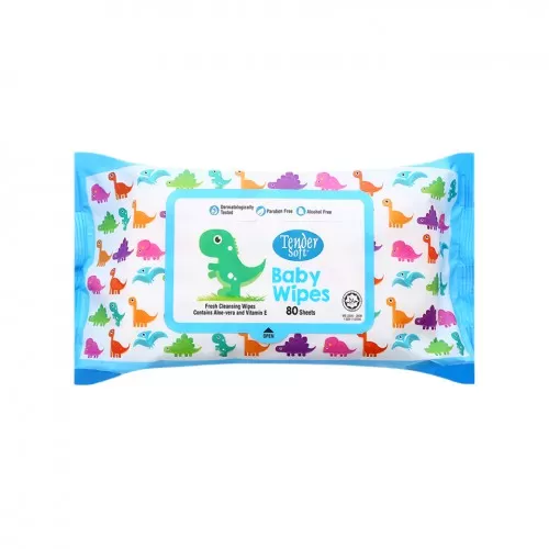 Khăn ướt BADY WIPES 80 xanh 
