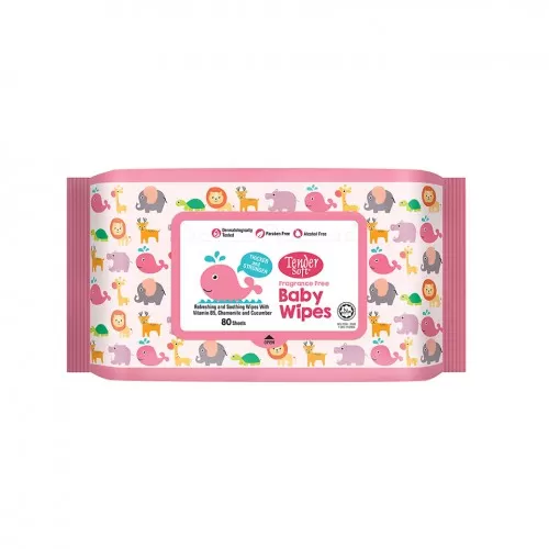 Khăn ướt Bady Wipes 80 hồng 