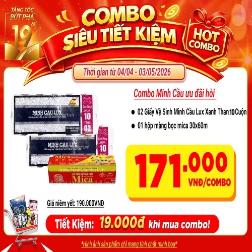 Minh Cầu +1 hộp màng bọc mica 30x60m)                                                                                                                                                                        