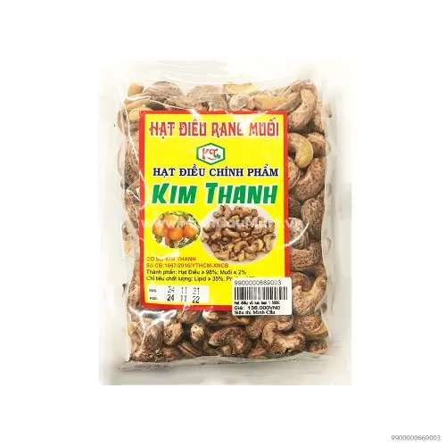 Hạt Điều Rang Muối Kim Thanh 500G 