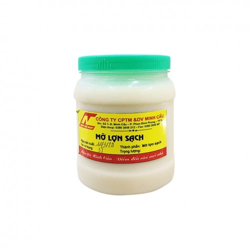 Mỡ Lợn Sạch 1000ml