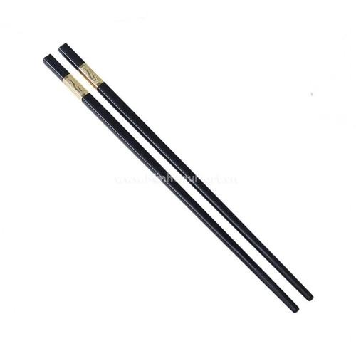 Đũa đen khảm vàng 27 cm 